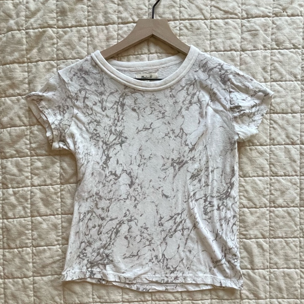 Madewell Marble Print Tee